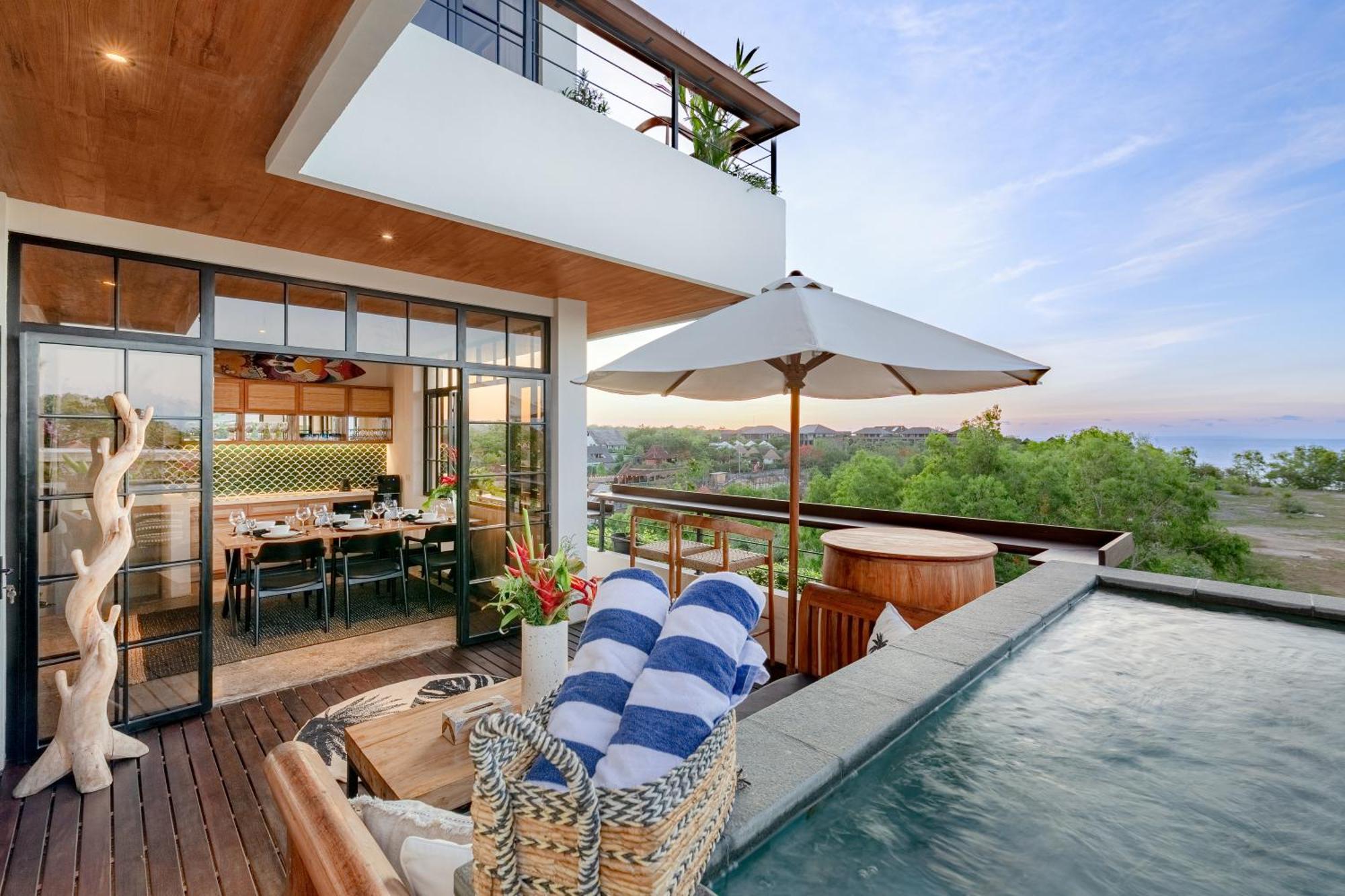 The Swan Bingin - 360 Ocean & Uluwatu Hills View In Bingin Beach Eksteriør billede